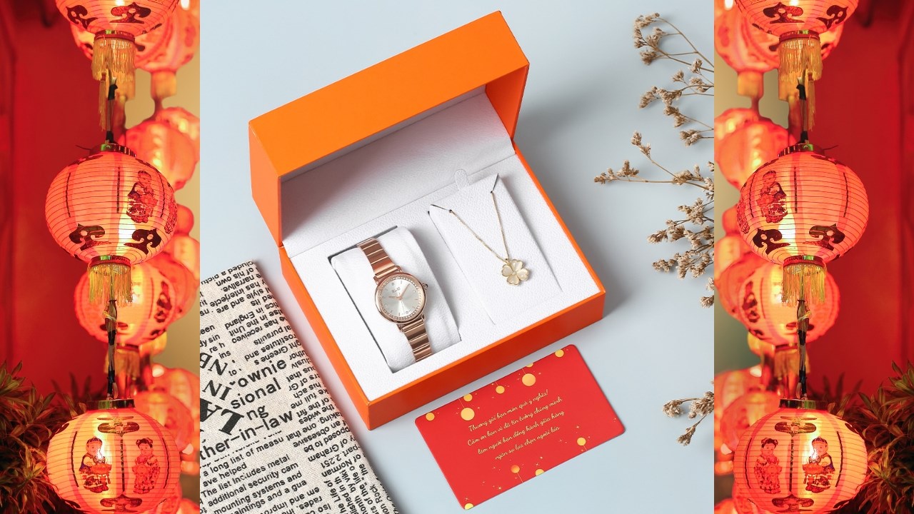 Set quà - ELIO ES158-02: Đồng hồ ELIO tặng Tết mê quá mê!