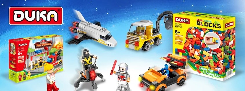 Duka là thương hiệu đồ chơi uy tín của Việt Nam