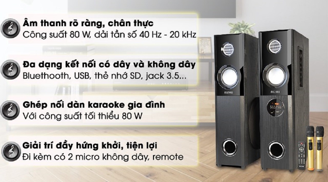 Mozard M101: Loa đáng mua dịp Tết, giải trí cực mê! Mozard M101: Loa đáng mua dịp Tết, giải trí cực mê!