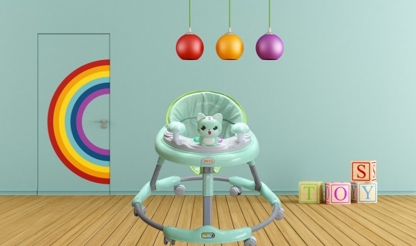 Xe tập đi con mèo VBCare VBC-JSD-007 - Màu ngẫu nhiên (7 - 18 tháng)