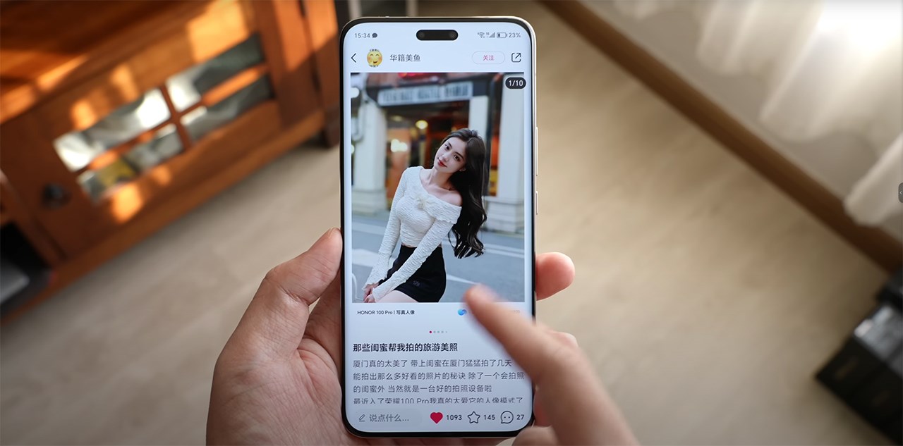 Honor Magic 6 Pro còn được trang bị dung lượng RAM lớn nên máy rất mượt. Nguồn: 钟文泽.