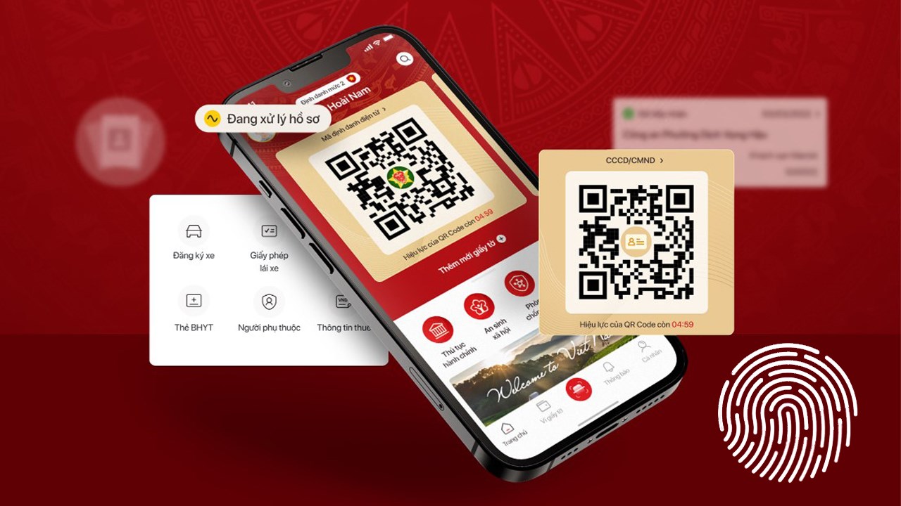 Cách sử dụng vân tay để thay thế passcode trên VNeID