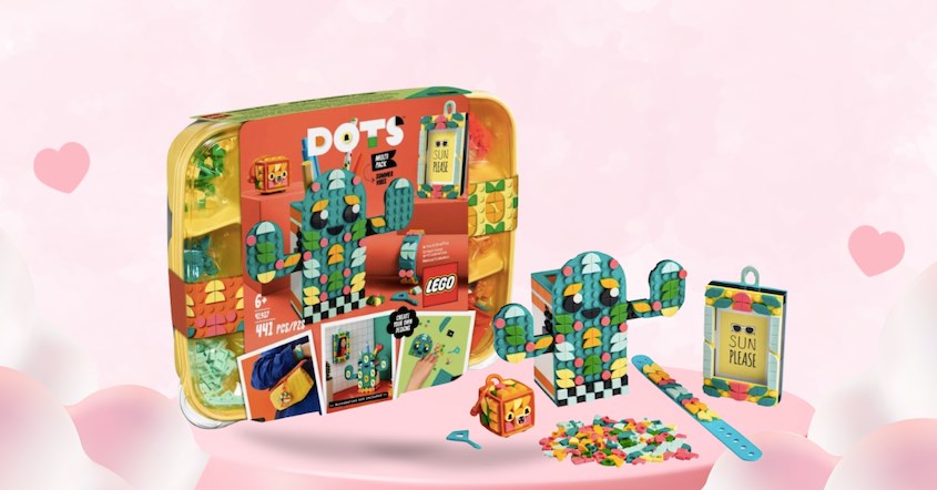 Đồ chơi lắp ráp phụ kiện mùa hè đáng yêu Lego Dots 41937 (441 chi tiết)