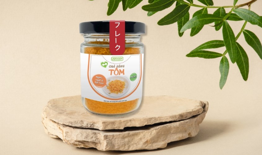 Chà bông tôm USFOODY hũ 10g (từ 7 tháng)