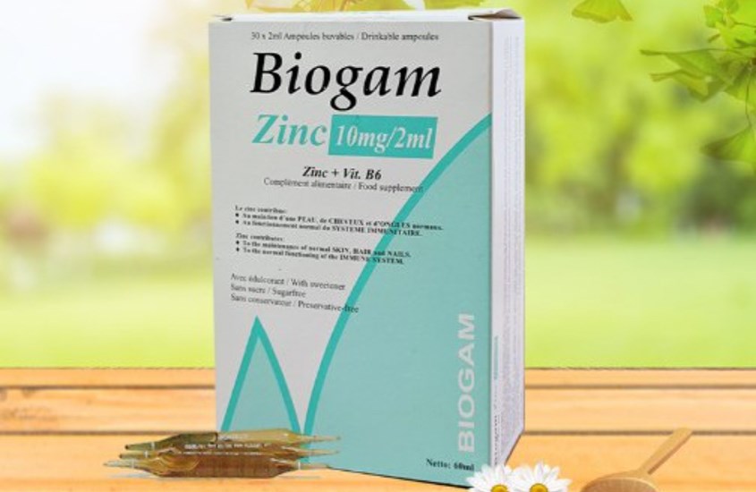 Kẽm Biogam - kẽm ống cho bé
