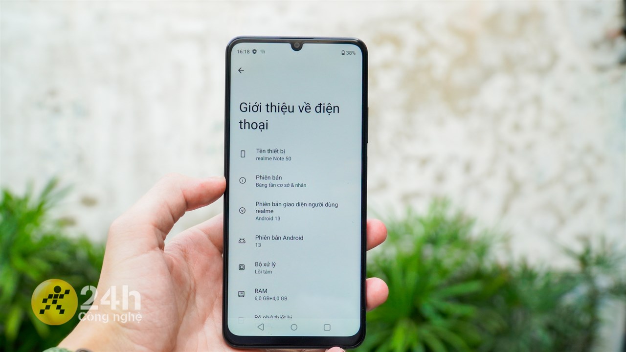 realme Note 50 được trang bị bộ cấu hình nổi bật trong phân khúc.