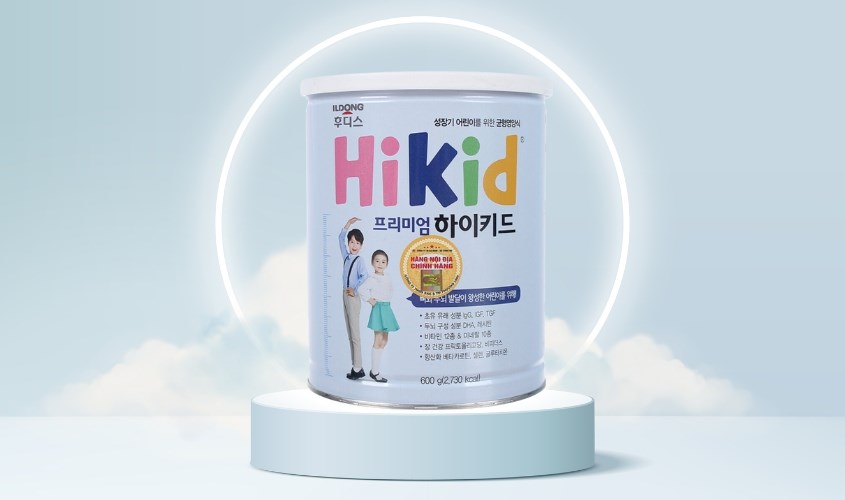 Sữa bột Hikid Premium 600g (1 - 9 tuổi)