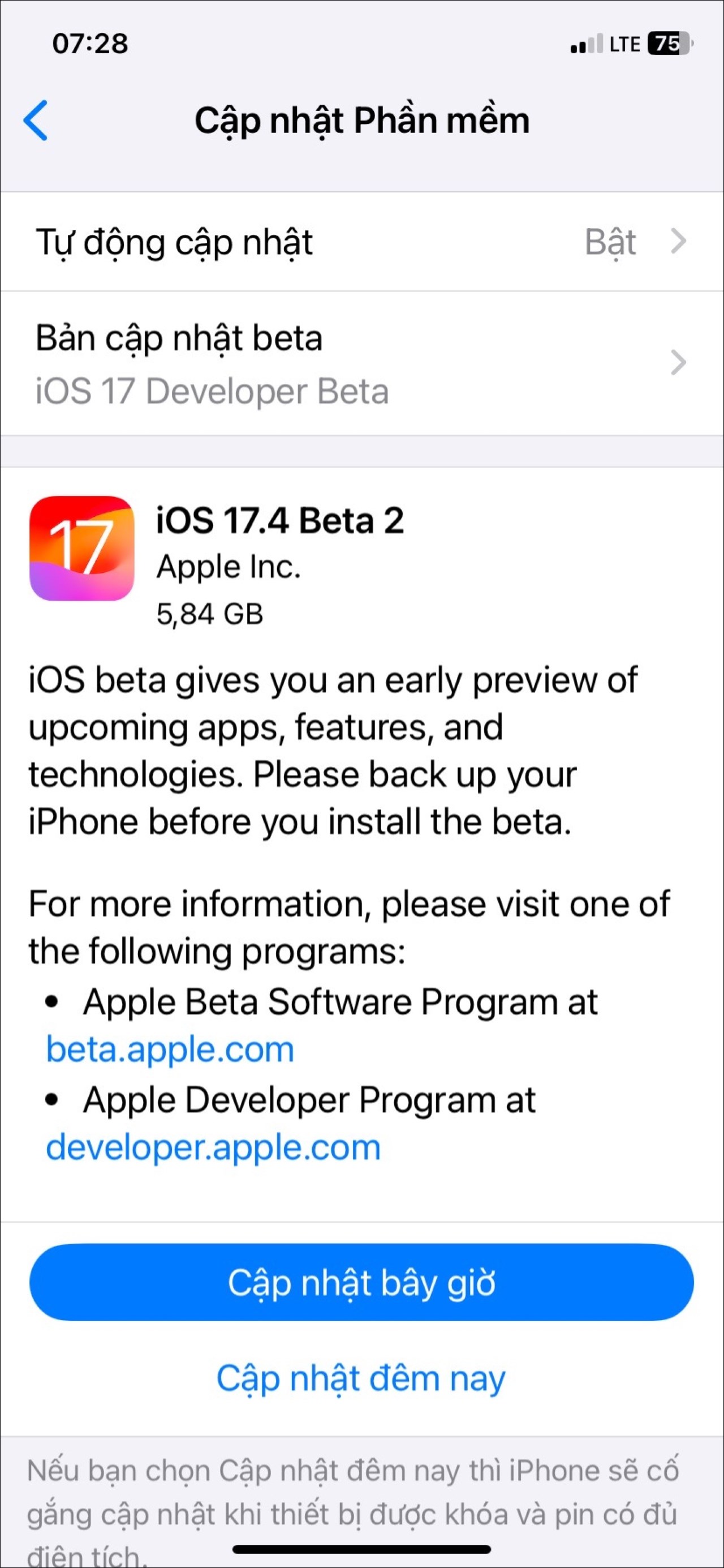 Những nhà phát triển đã đăng ký có thể tải xuống và cài đặt iOS 17.4 Beta 2