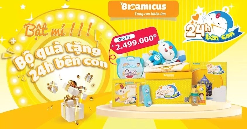 Hộp quà 24h bên con độc quyền đến từ nhãn hàng BioAmicus
