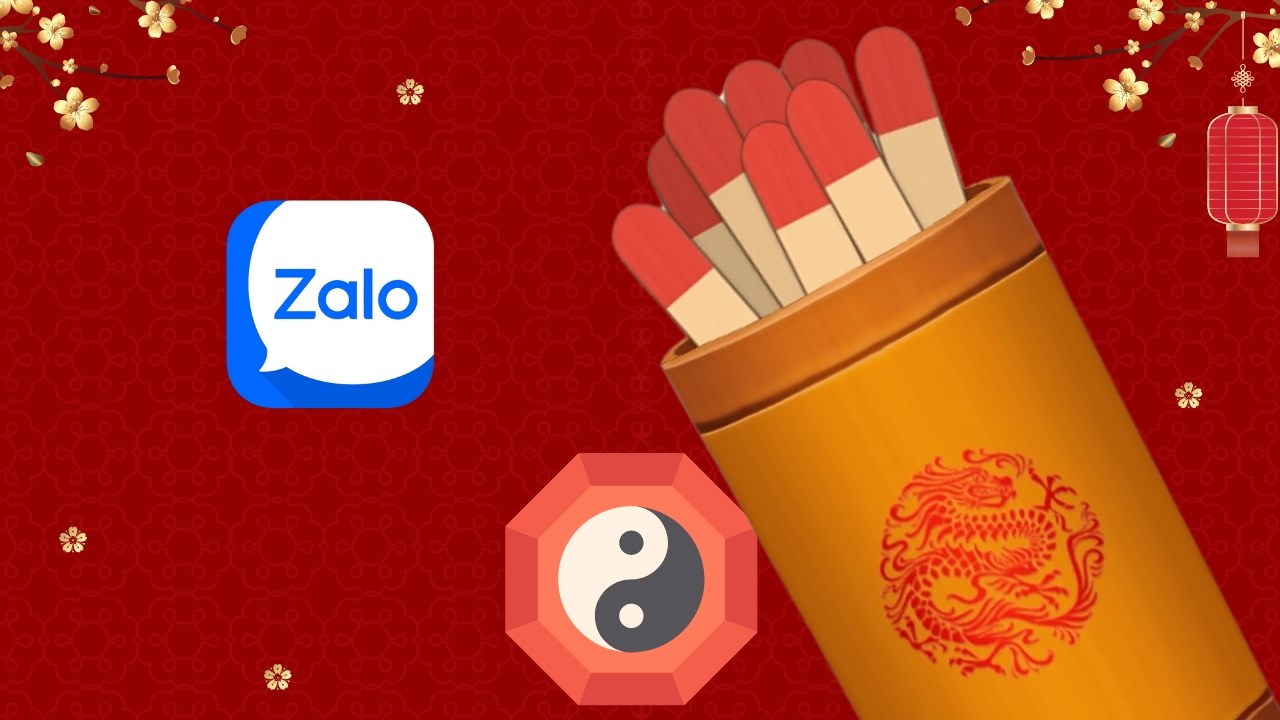 Cách gieo quẻ đầu năm online trên Zalo