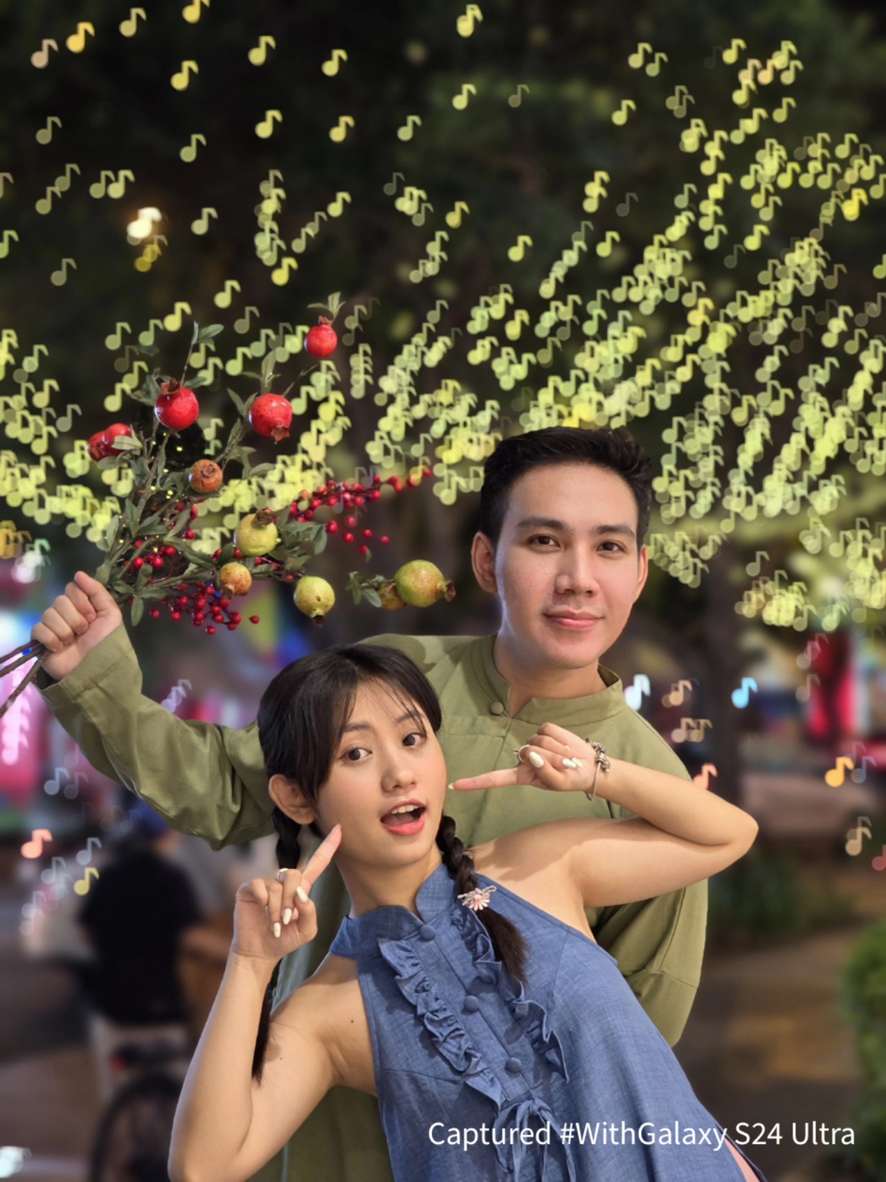 Hoặc mình có thể chỉnh thành hình các nốt nhạc để khiến bức ảnh trở nên thú vị hơn.