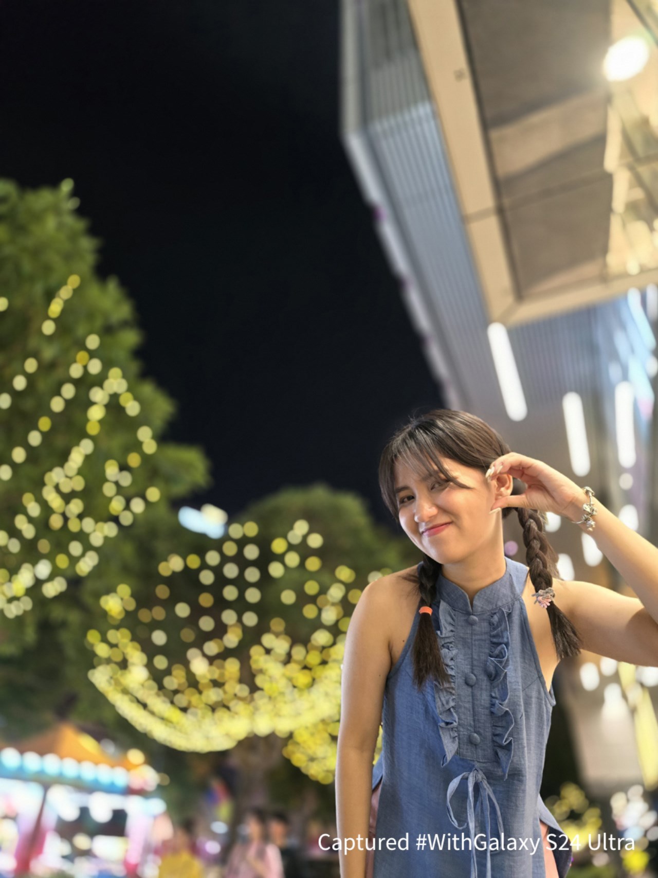 Ảnh chụp chân dung xóa phông từ camera của Galaxy S24 Ultra.