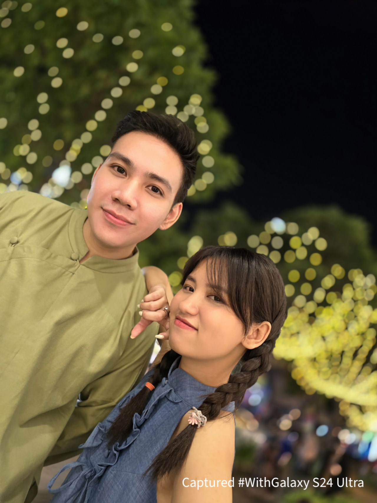 Ảnh chụp chân dung xóa phông từ camera của Galaxy S24 Ultra.