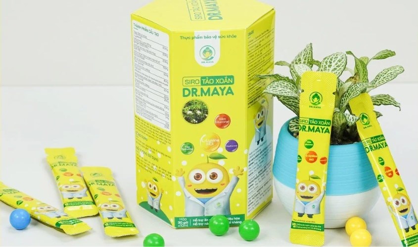 Siro tảo xoắn Dr.Maya giúp ăn ngon, tăng sức đề kháng 30 gói (từ 1 tuổi)