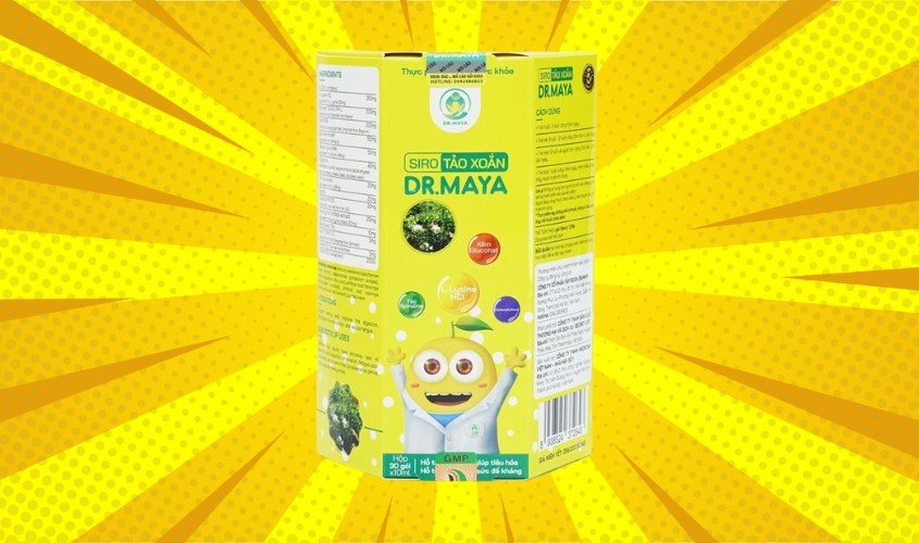 Siro tảo xoắn Dr.Maya không có tác dụng thay thế thuốc chữa bệnh