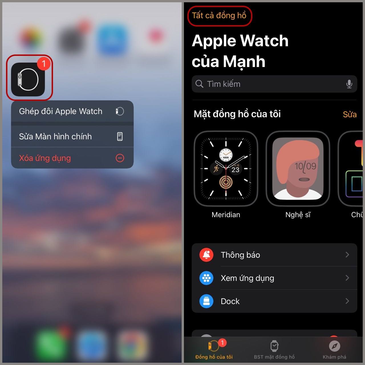 Chữ i trên Apple Watch là gì