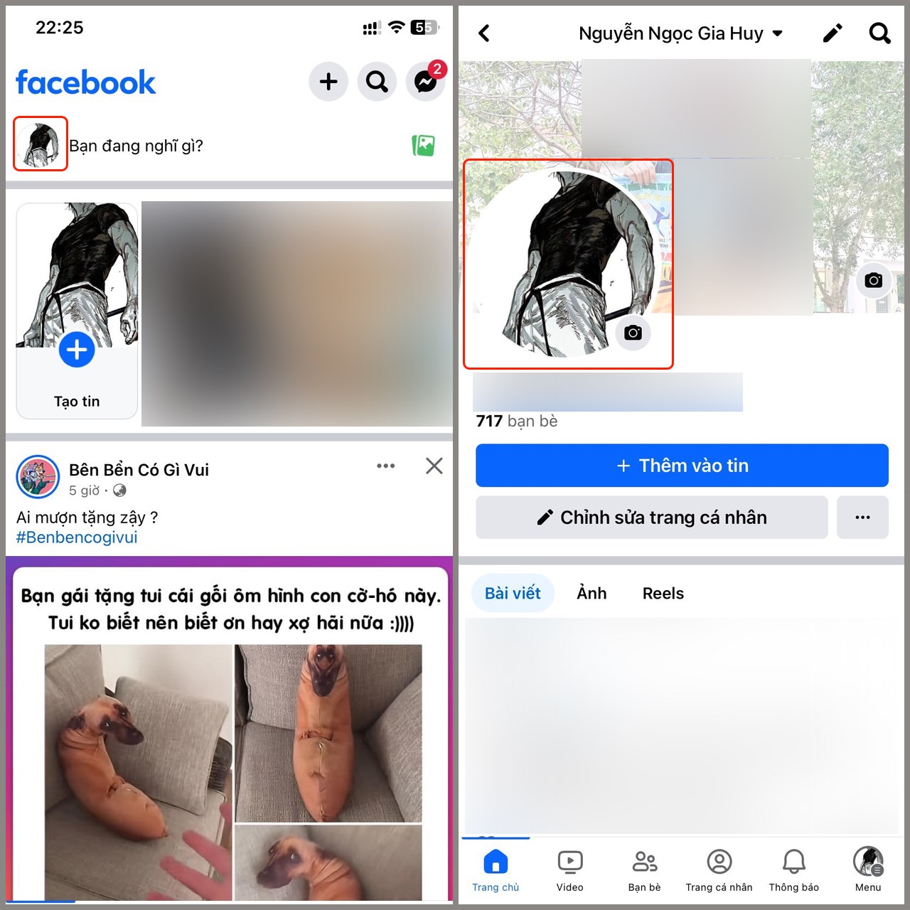 Cách ẩn ảnh đại diện Facebook