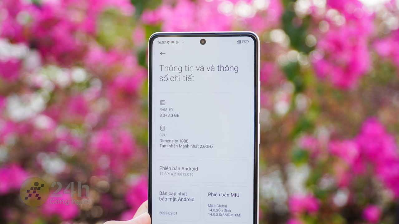 Redmi Note 12 Pro 5G mạnh mẽ với Dimensity 1080 5G