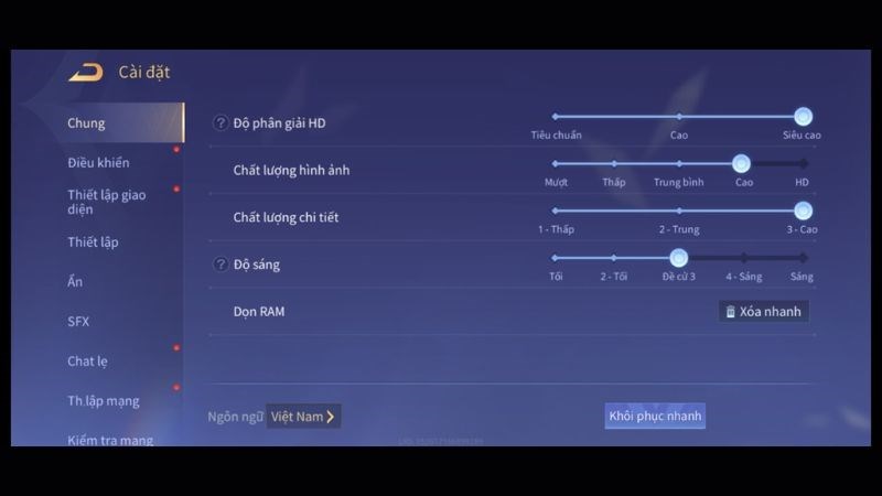 Redmi Note 13 có thể thiết lập độ họa ở mức gần cao nhất trong Liên Quân Mobile Redmi Note 13 có thể thiết lập độ họa ở mức gần cao nhất trong Liên Quân Mobile