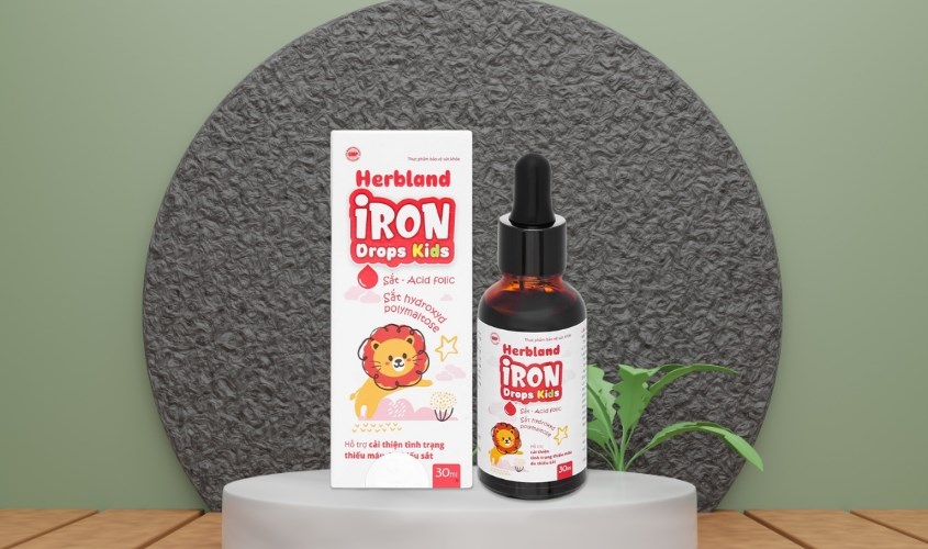 Siro Herbland Iron Drops Kids là sản phẩm đến từ thương hiệu dược phẩm uy tín