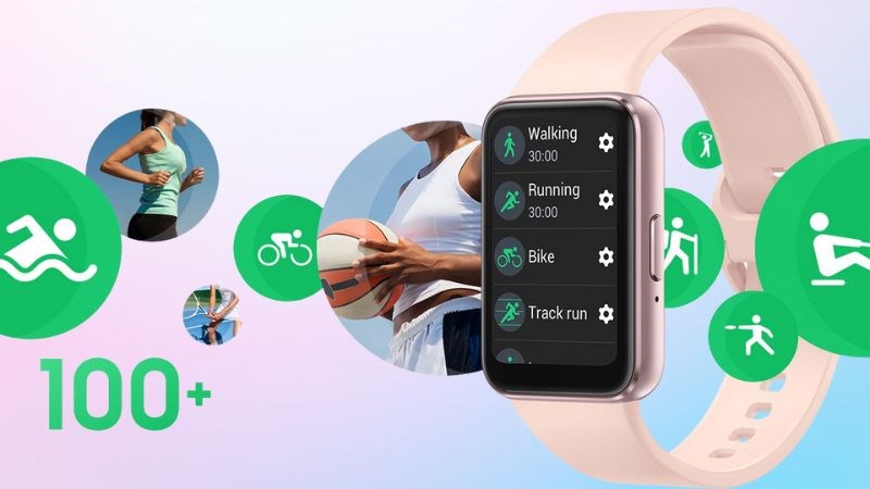 Samsung Fit3 nhận diện được nhiều m&ocirc;n thể thao kh&aacute;c nhau 