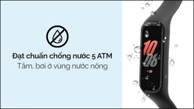 Samsung Fit 3 cũng có khả năng kháng nước 5ATM như Fit 2 (Ảnh: Samsung Fit 2) Samsung Fit 3 cũng có khả năng kháng nước 5ATM như Fit 2 (Ảnh: Samsung Fit 2)