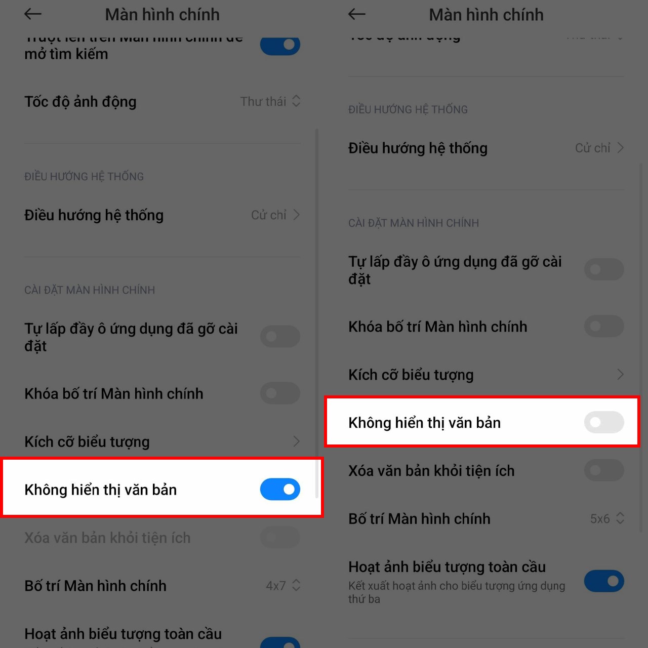 Hướng dẫn hiện tên ứng dụng trên Xiaomi