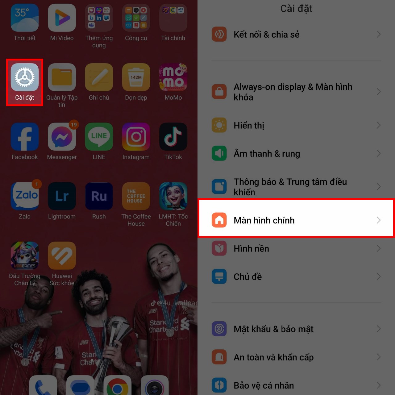 Hướng dẫn cách tắt ngăn ứng dụng Xiaomi