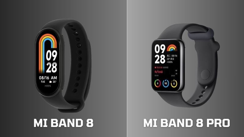 Mi Band 8 Pro c&oacute; thiết kế to v&agrave; lớn hơn nhiều so với Mi Band 8