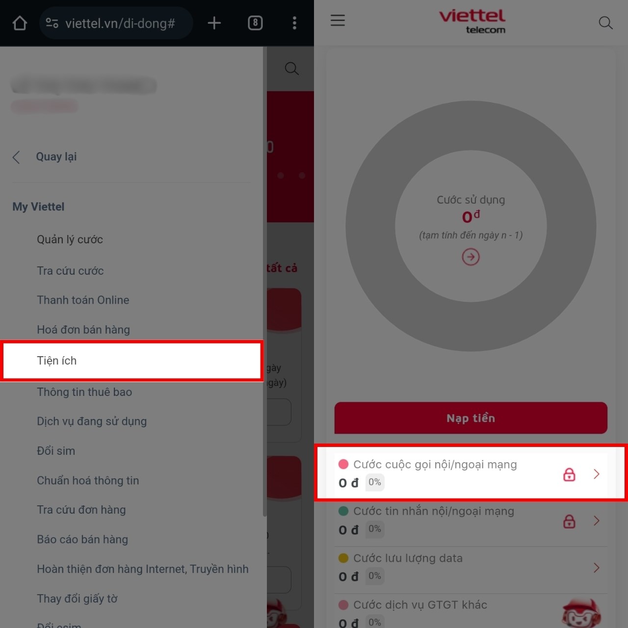 Cách tra cứu lịch sử cuộc gọi Viettel