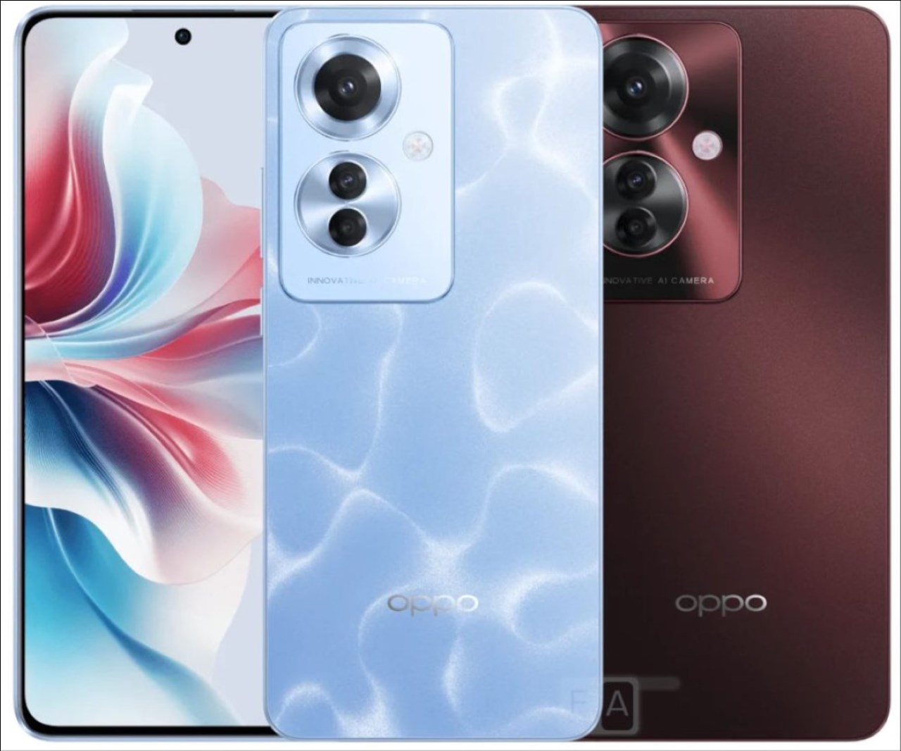 Các màu sắc trên OPPO F25 Pro
