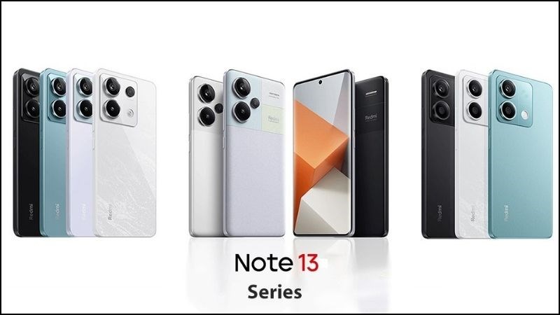 Redmi Note 13 Series c&oacute; thiết kế nguy&ecirc;n khối từ chất liệu nhựa