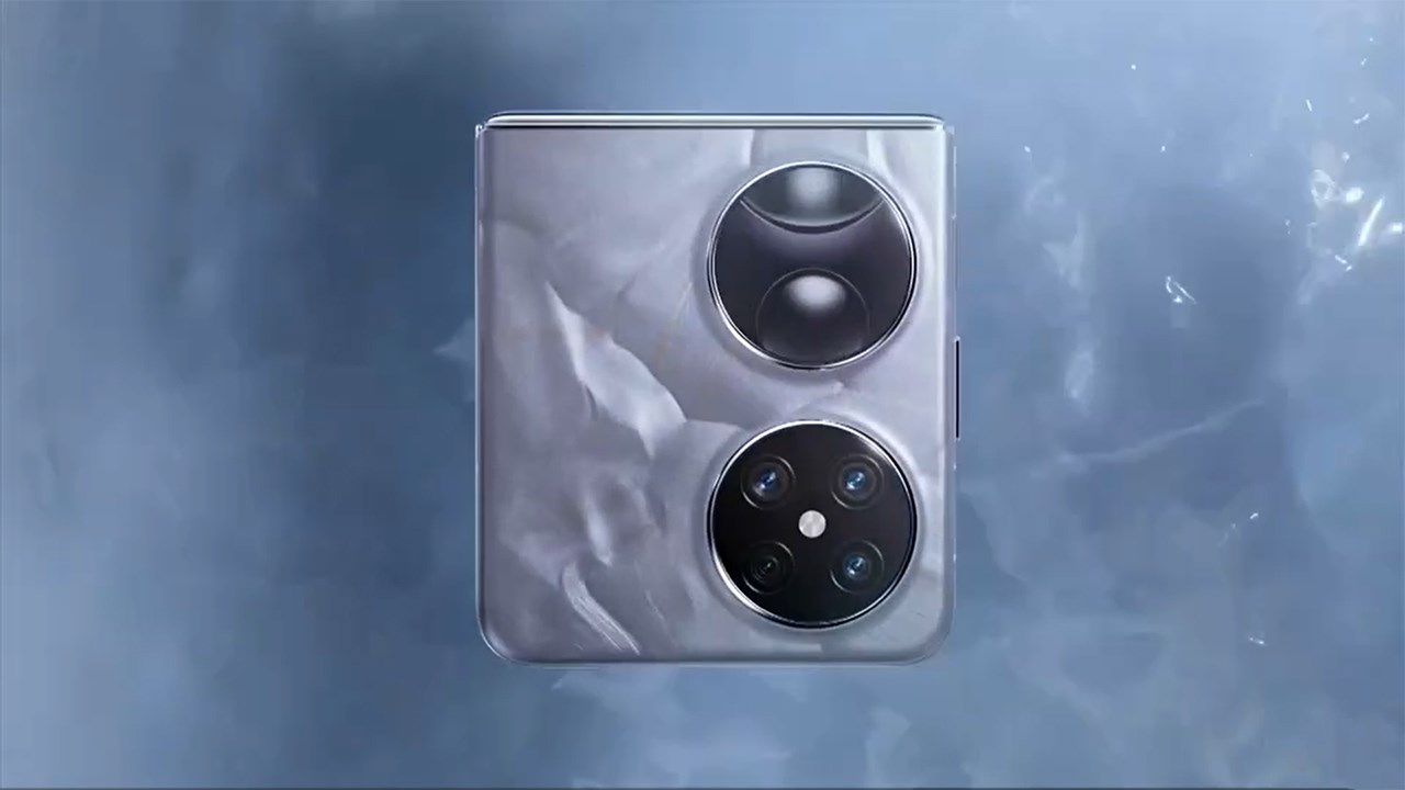 Huawei Pocket 2 ra mắt với thiết kế gập quen thuộc từ nhà Huawei. Nguồn: Weibo.