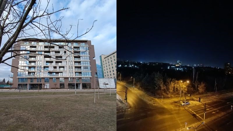 Ảnh chụp ban ng&agrave;y v&agrave; ban đ&ecirc;m bởi camera g&oacute;c rộng của Redmi Note 13 Pro