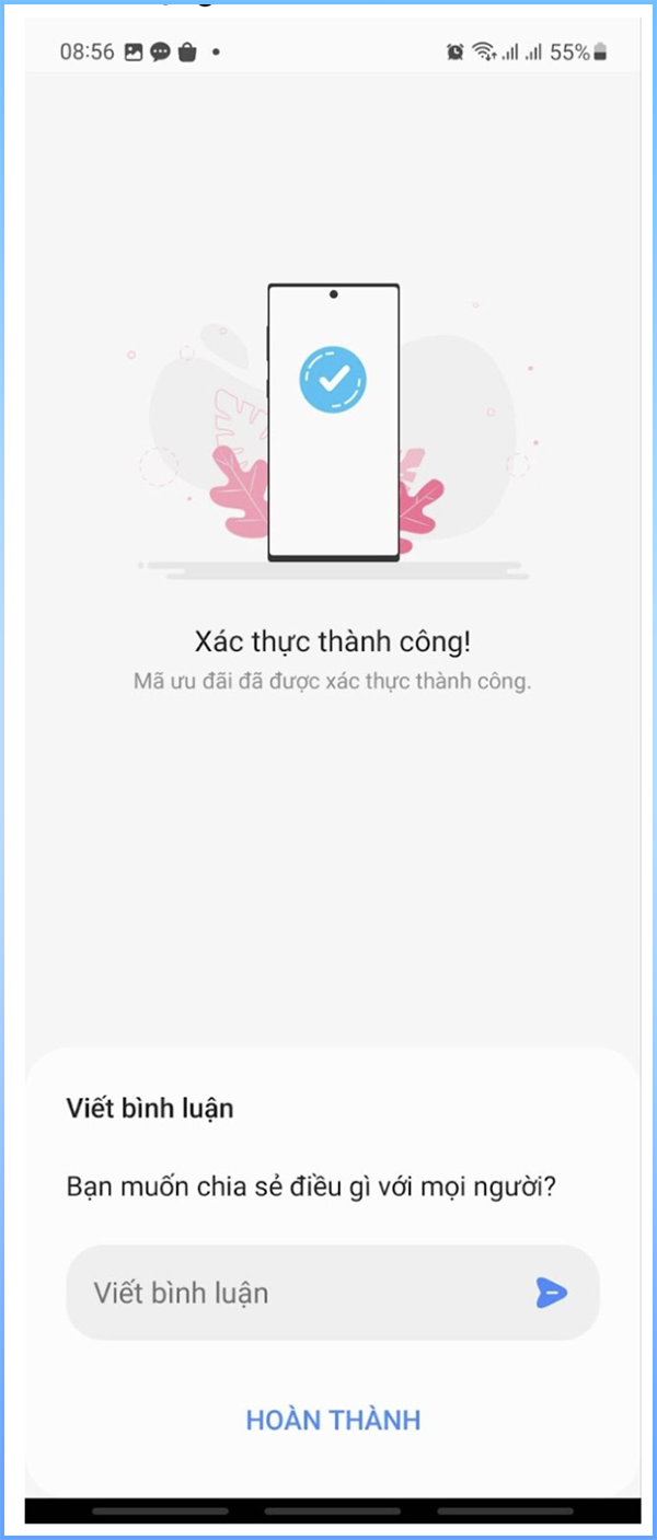 Cách lấy mã giảm 200.000 đồng qua Galaxy Gift