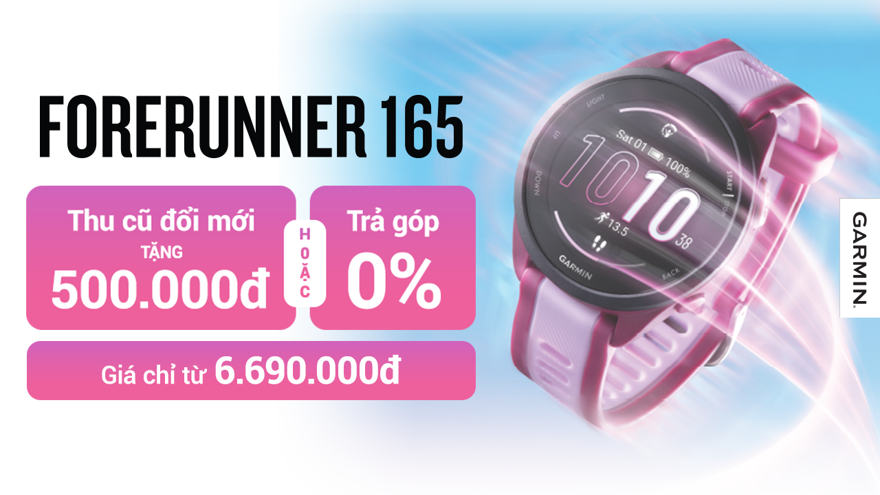 Mức giá của Garmin Forerunner 165 tại Việt Nam