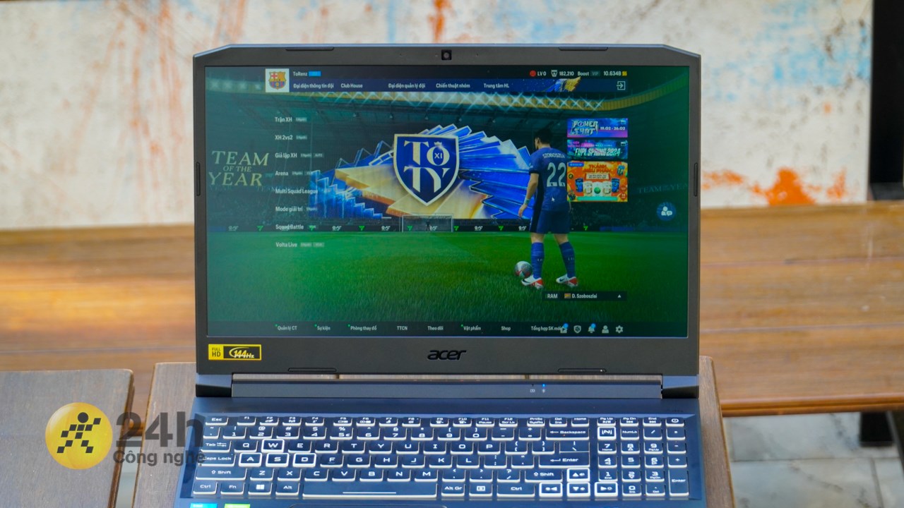 Acer Nitro 5 AN515 57 5669 có thể chiến tốt nhiều tựa game hiện nay.