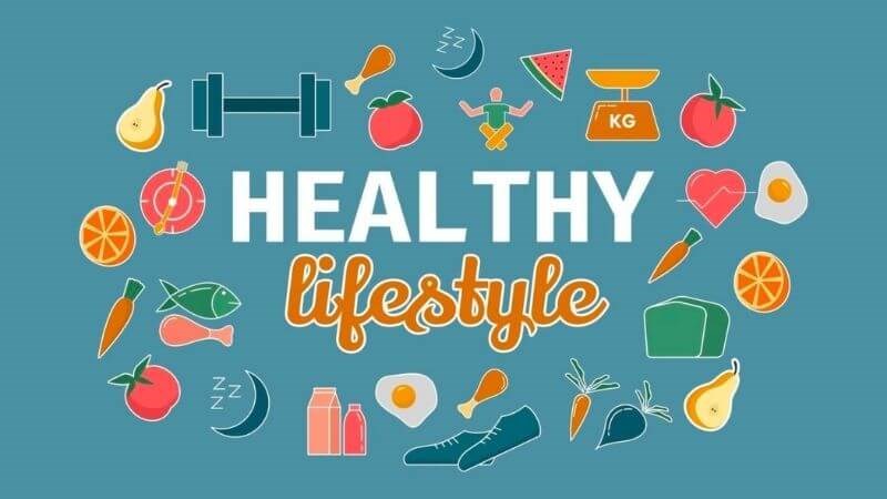 Cân bằng chế độ sinh hoạt, ăn uống và duy trì luyện tập thể thao để thể trạng luôn khoẻ mạnh