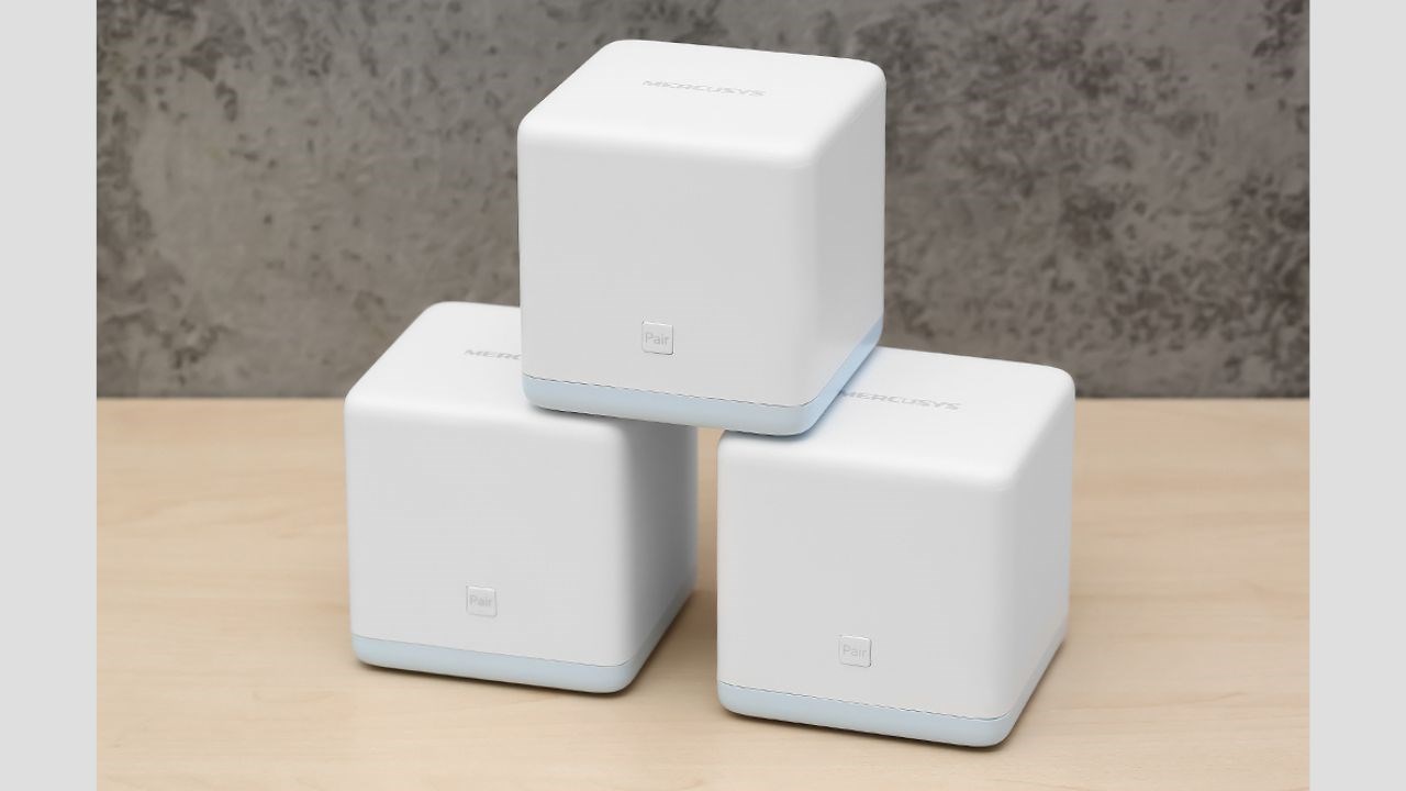 Router Wifi Mesh 3 Pack AC1200 Mercusys Halo S12