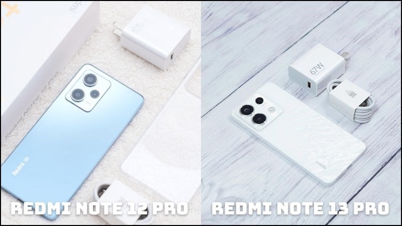 Cả Redmi Note 12 Pro v&agrave; 13 Pro đều được hỗ trợ sạc nhanh 67W