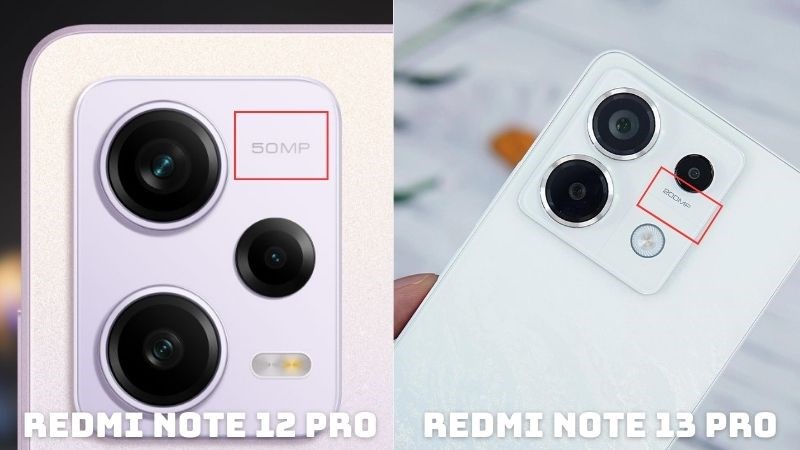 Camera của 2 phi&ecirc;n bản c&oacute; sự ch&ecirc;nh lệch r&otilde; rệt về độ ph&acirc;n giải cảm biến ch&iacute;nh