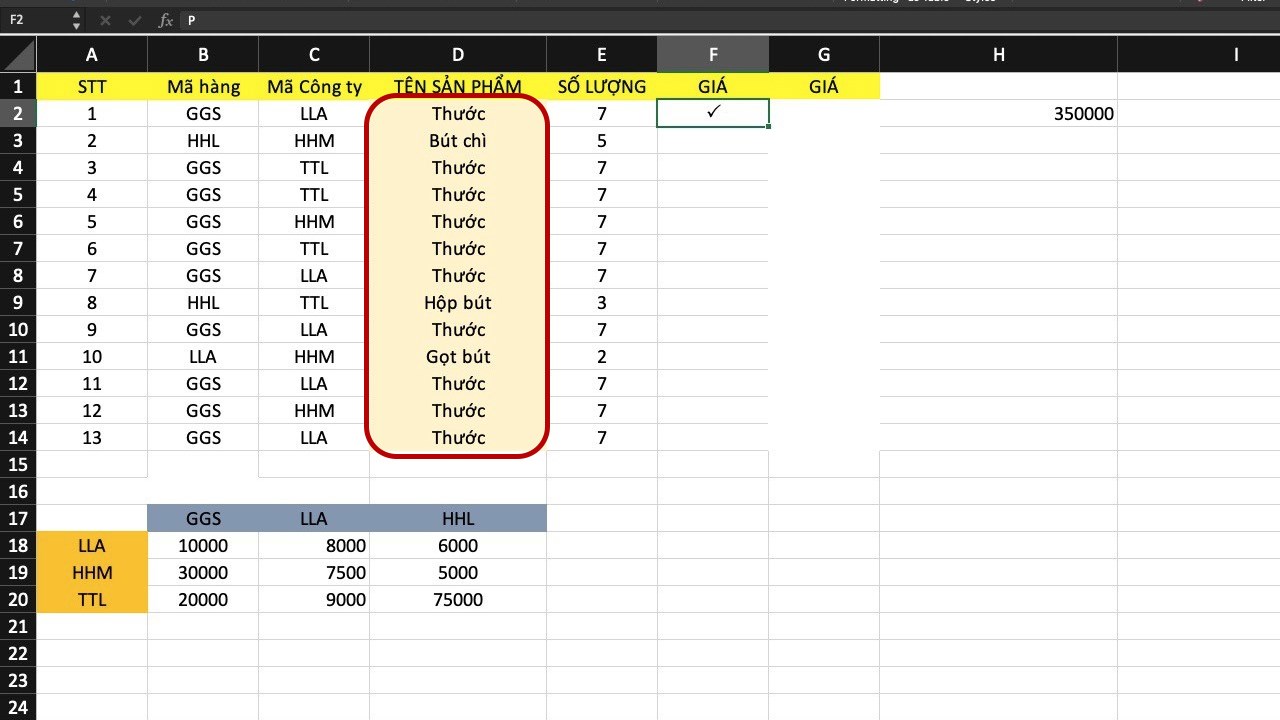 Cách xuống dòng trong Excel