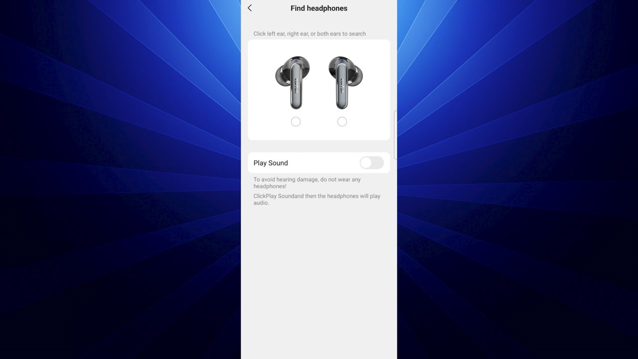 Ứng dụng này cũng giúp người dùng tìm tai nghe EarFun Air 2. Nguồn: Gamesky. Ứng dụng này cũng giúp người dùng tìm tai nghe EarFun Air 2. Nguồn: Gamesky.