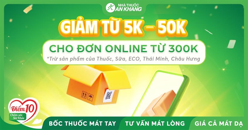 Mua đơn hàng đạt các mức sau sẽ được nhận giảm giá theo mức tương ứng
