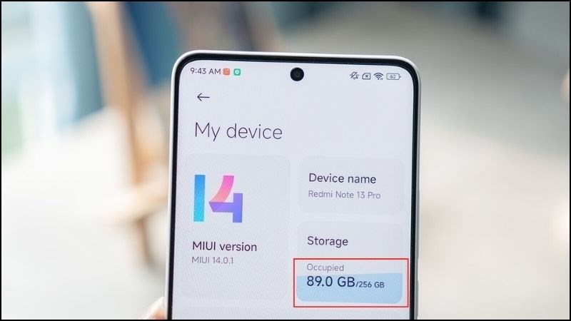 Cả Note 13 Pro 4G v&agrave; 13 Pro 5G đều c&oacute; bộ nhớ dự trữ lơn