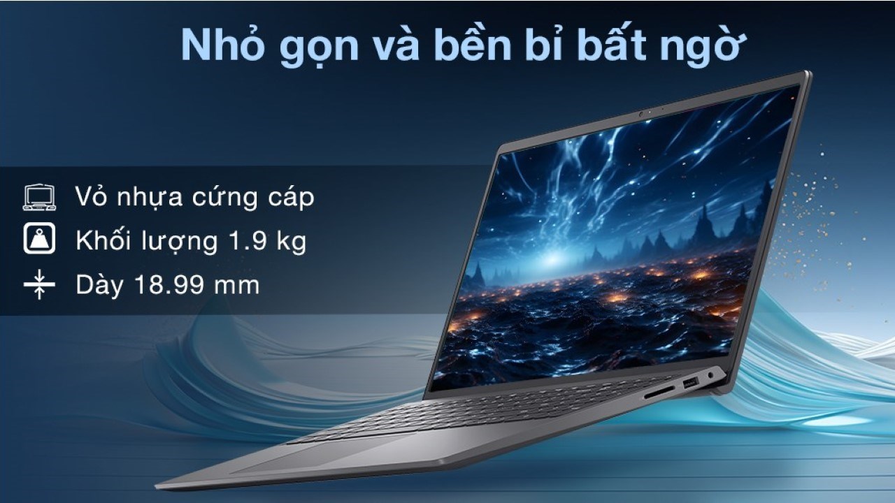 Dell Inspiron với thiết kế nhẹ cùng độ cứng cáp cao