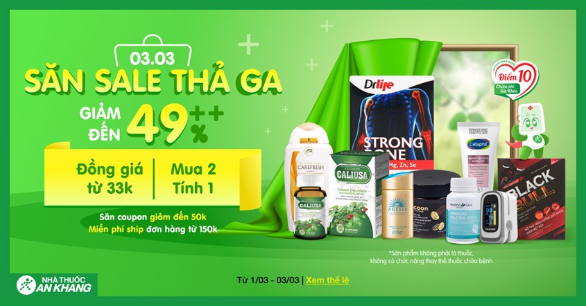 NGÀY 03.03 - SĂN SALE THẢ GA