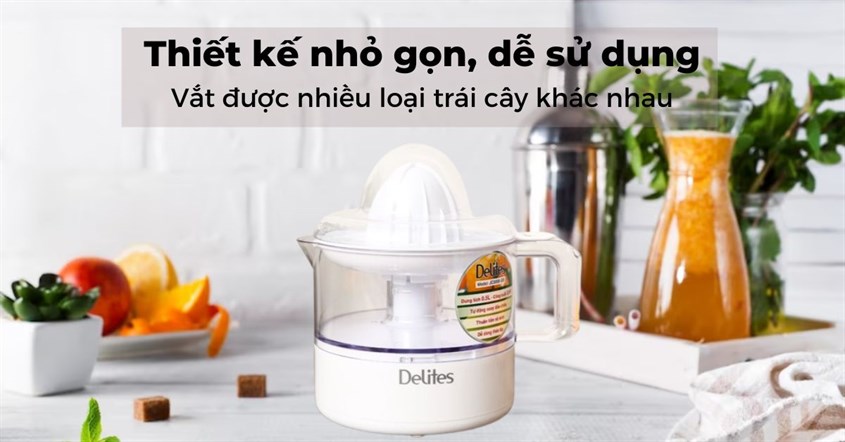 Nhận quà tặng Máy vắt cam Delites với hóa đơn từ 1 triệu 2