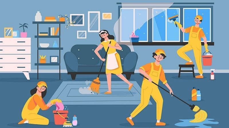 Dọn dẹp nhà cửa sạch sẽ có thể giúp trẻ tránh các tác nhân gây ho
