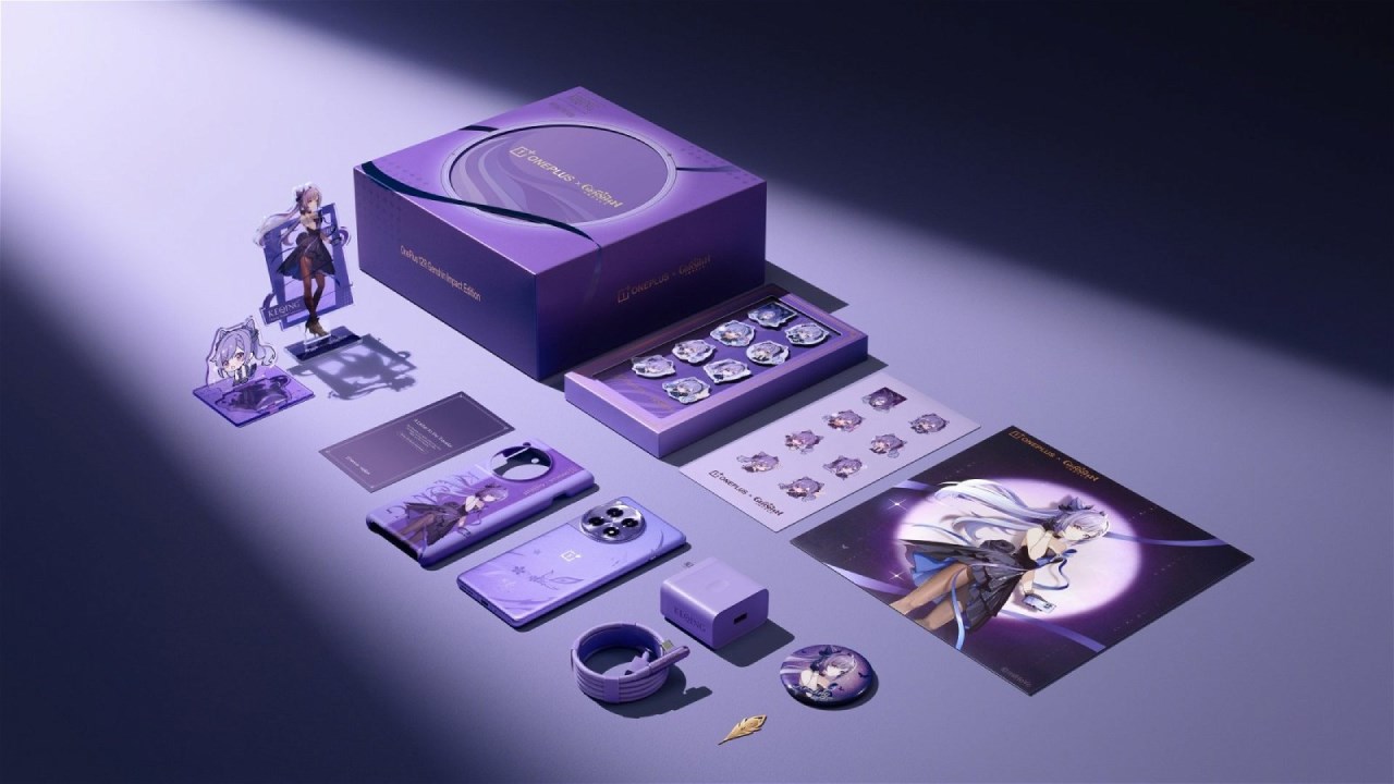 Các phần quà đi kèm với OnePlus 12R Genshin Impact